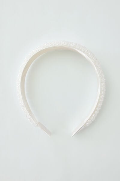 Jewel headband with rhinestones