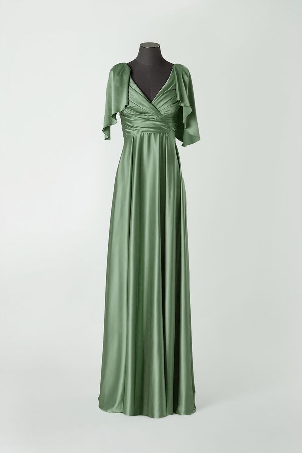 Long Dress Zaffiro sage green