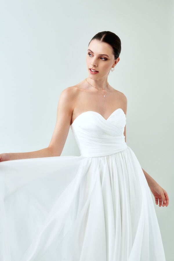 Vestido de noiva Annabel branco marfim
