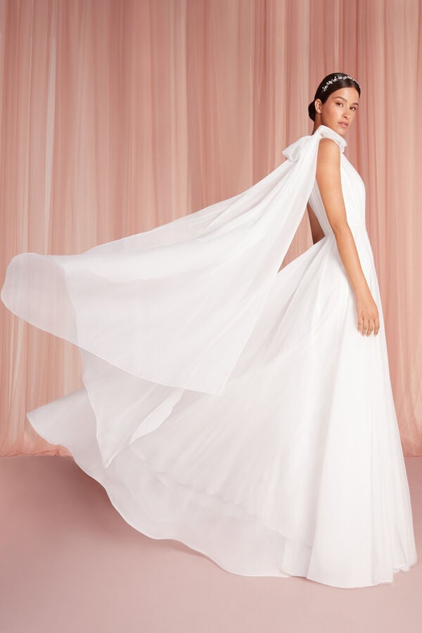 Vestido de Noiva Angel branco marfim