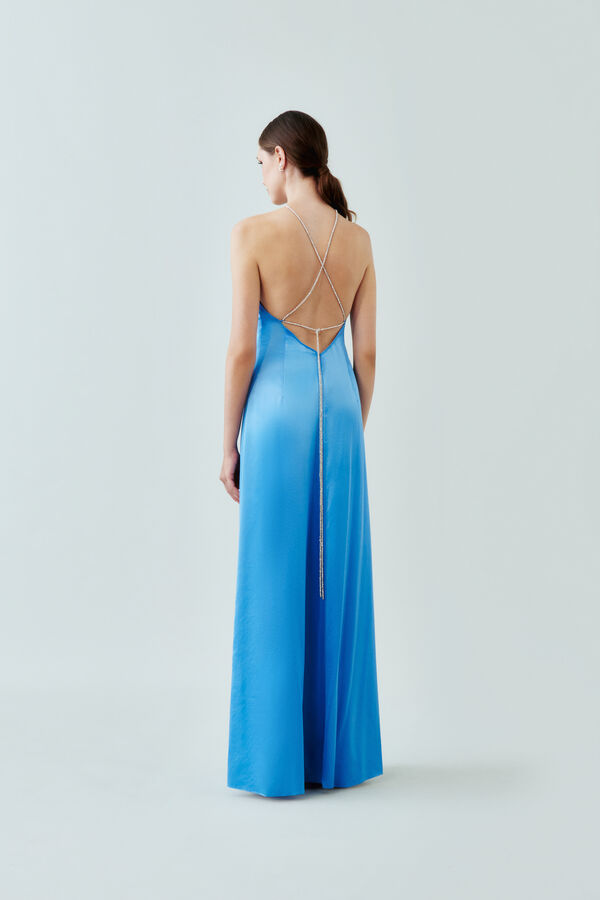 Long Dress Orione jewel blue