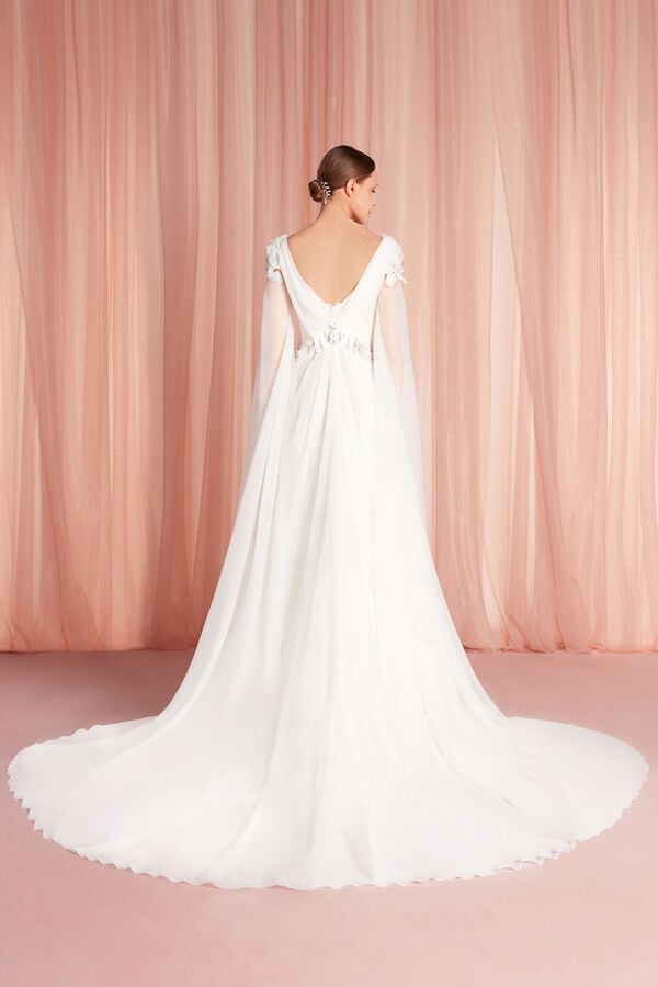 Vestido de Noiva Siria branco marfim