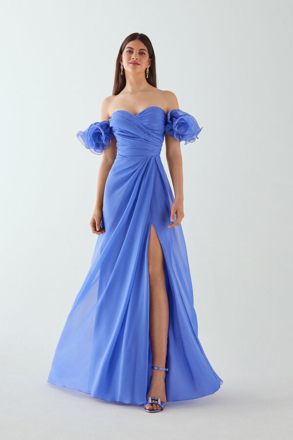 Topazio Long Dress iris
