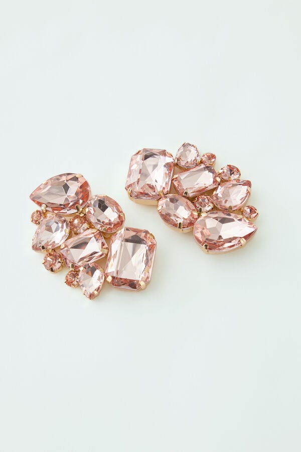 Jewel clip for shoes mineral pink