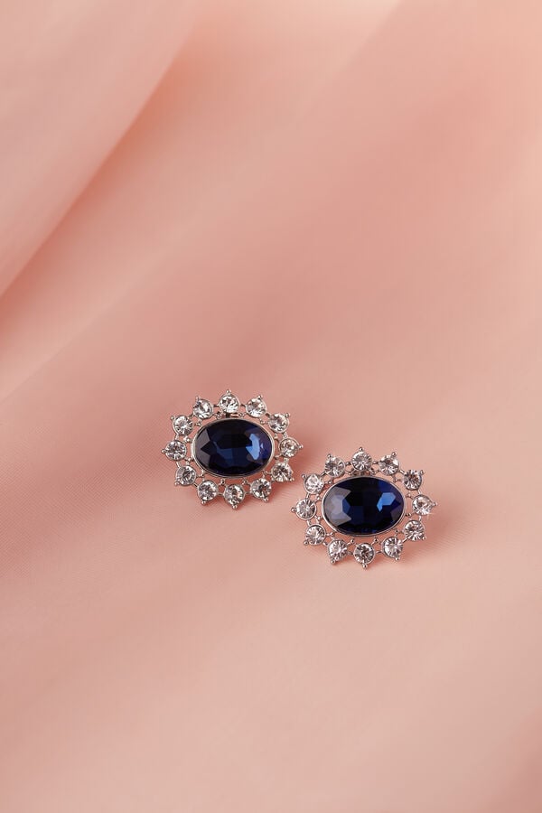 Clip Jewel blu/argento