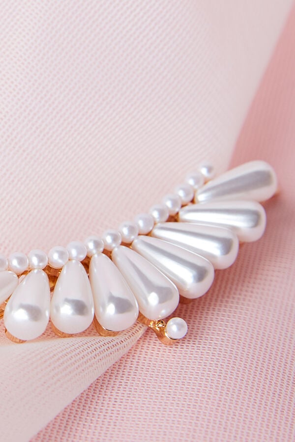 Haarnadel mit Perlen 