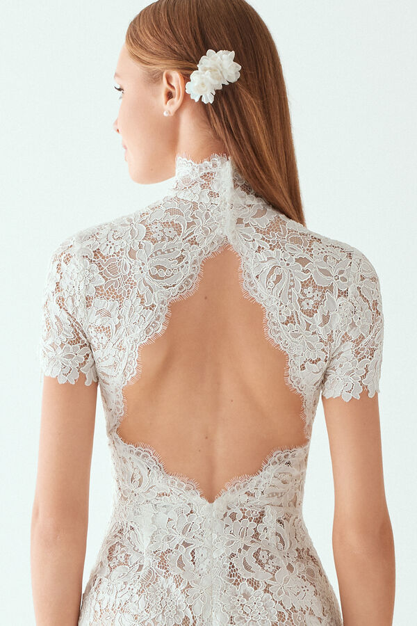 Lace Romper ivory