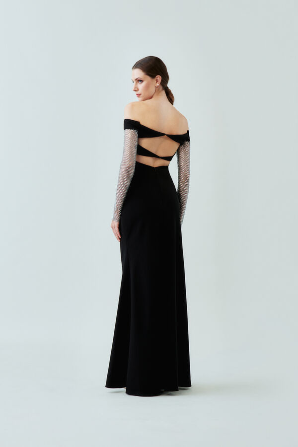 Long Dress Libra black