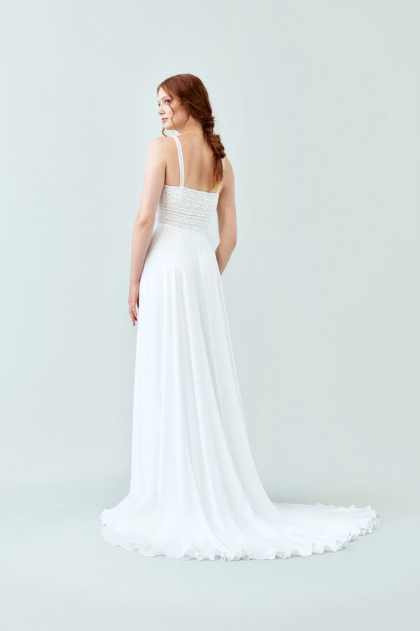 Vestido de Noiva Roby branco marfim