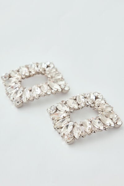 Jeweled shoe clips