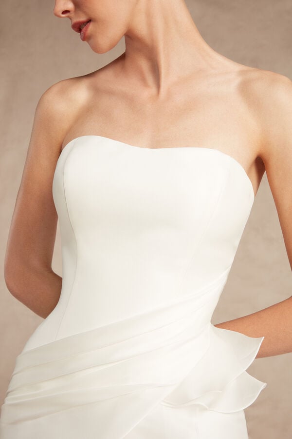 Vestido de noiva Amanda branco marfim