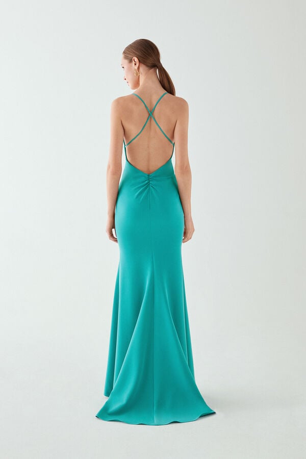 Long Dress Selenite emerald dream