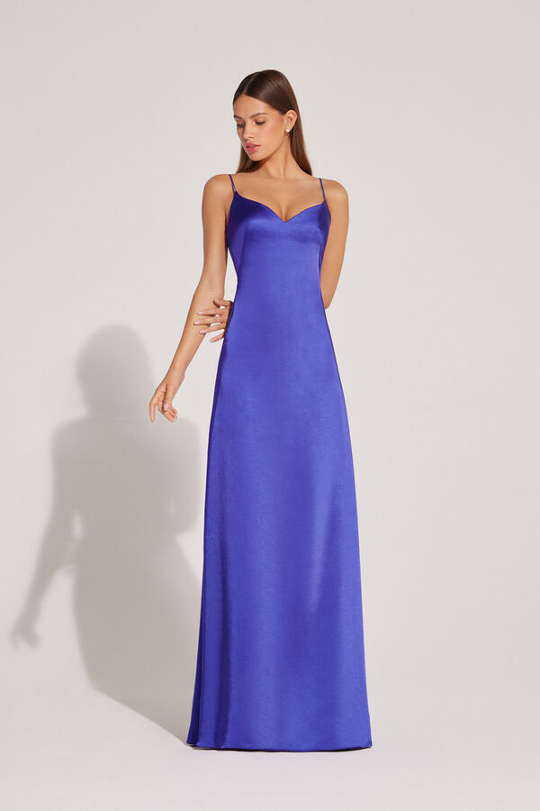 Long Dress Bormio moonlite blue