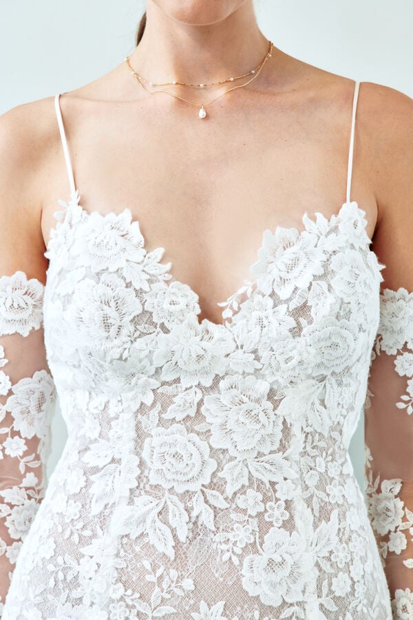 Vestido de noiva Tiziana branco marfim