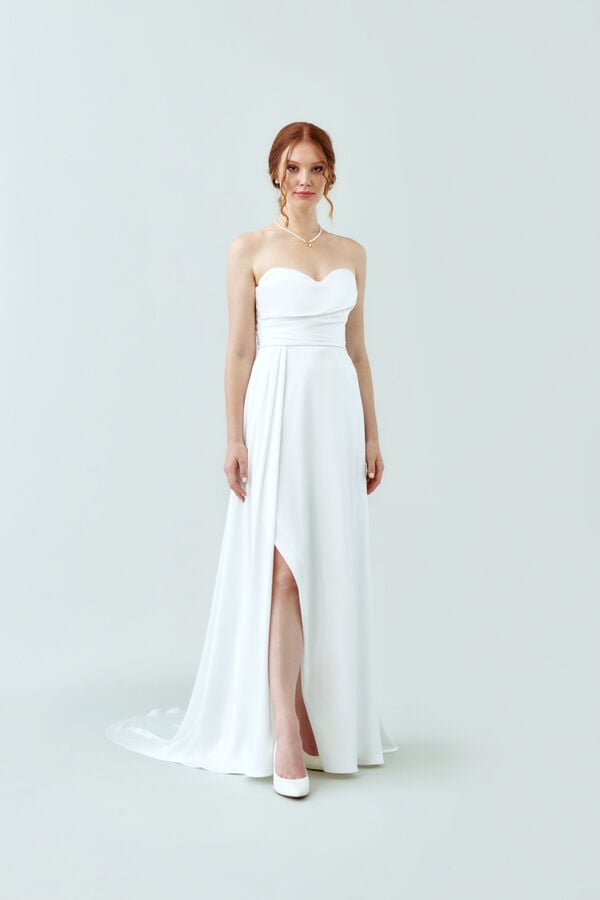Vestido de Noiva branco marfim