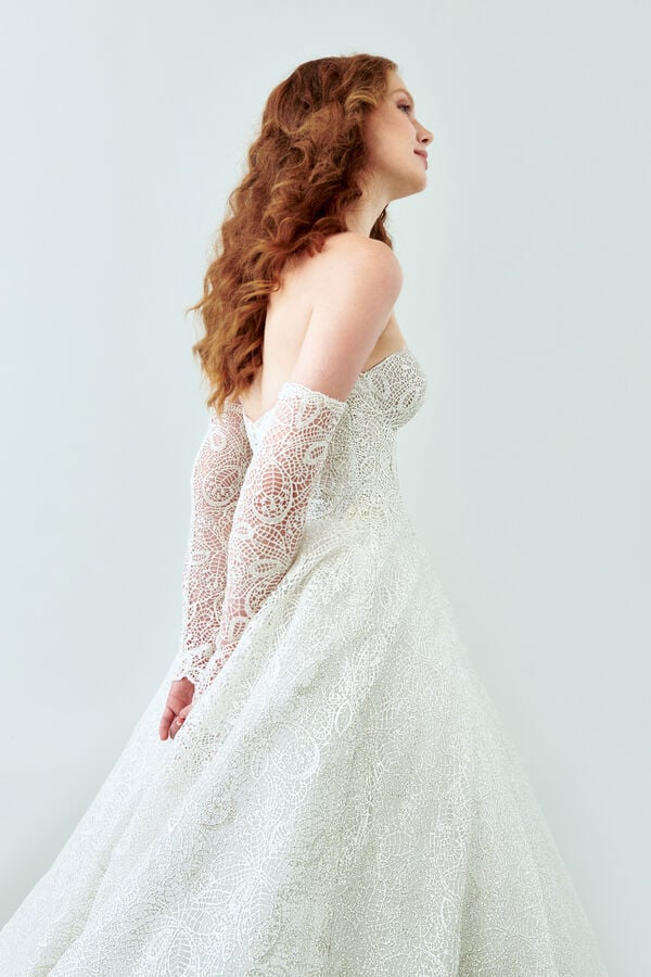 Wedding Gown Kamila avorio/platino