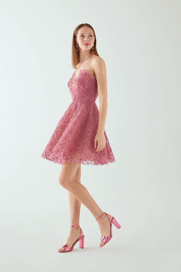 Short Dress Occhio di Tigre land rose