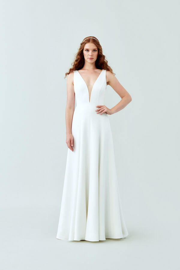 Hilary bridal gown avorio