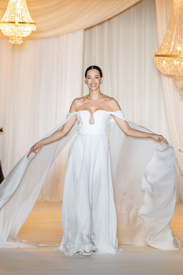 Vestido de noiva Luna branco marfim