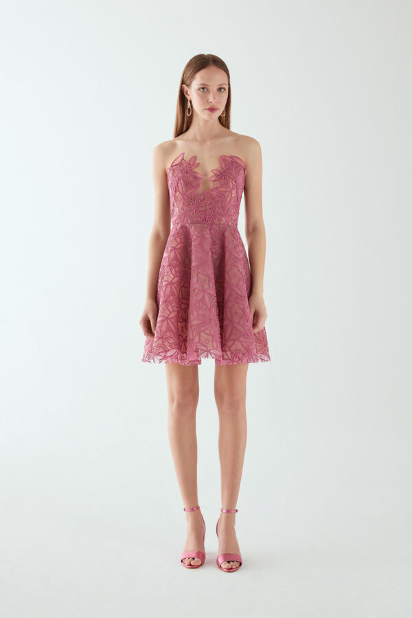 Short Dress Occhio di Tigre land rose