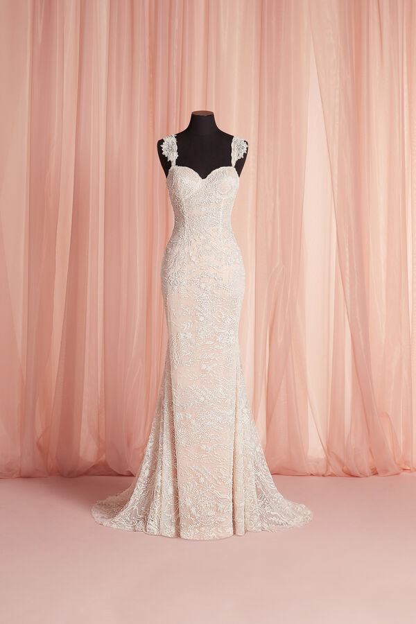 Eva Bridal Gown avorio fantasia nudo