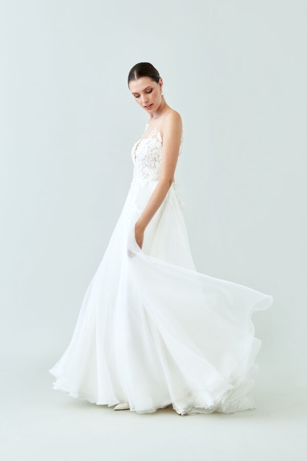 Robe de Mariée Odette avorio/cipria