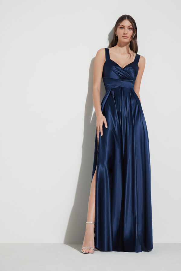 Cuba Long Dress ocean blue