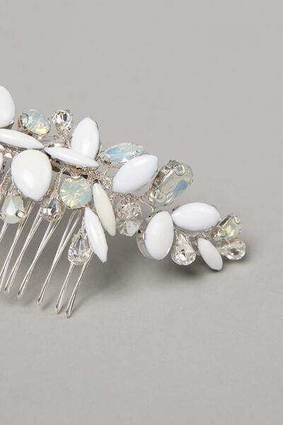 Pearl and strass comb