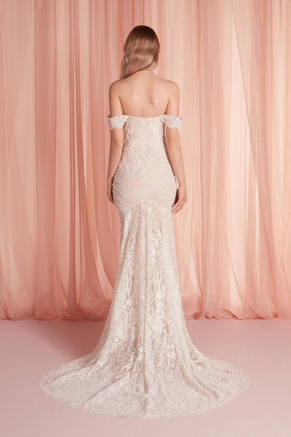 Eva Bridal Gown avorio fantasia nudo