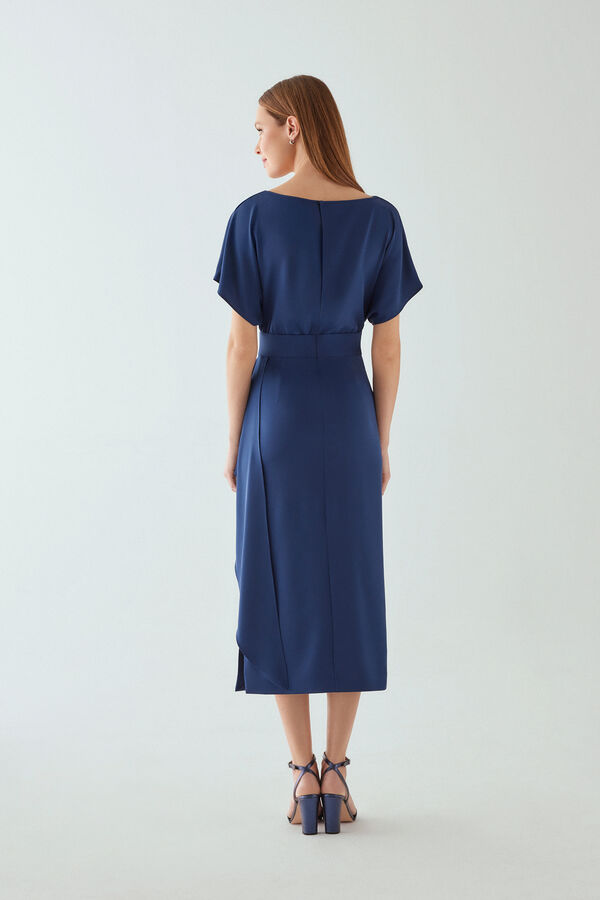 Midi dress Talco ocean blue