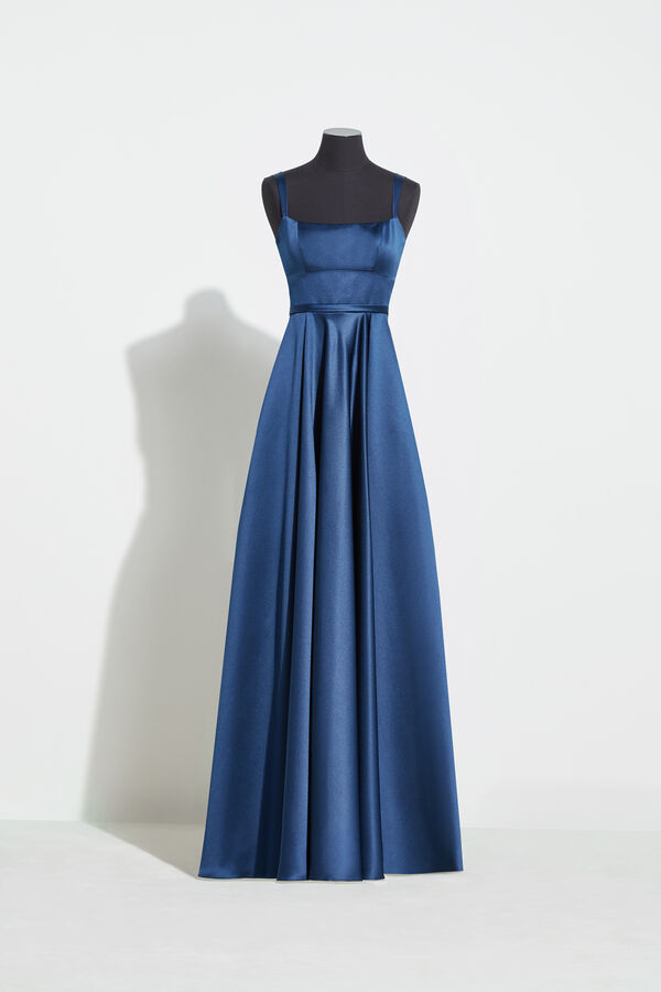 Firenze Long Dress ocean blue