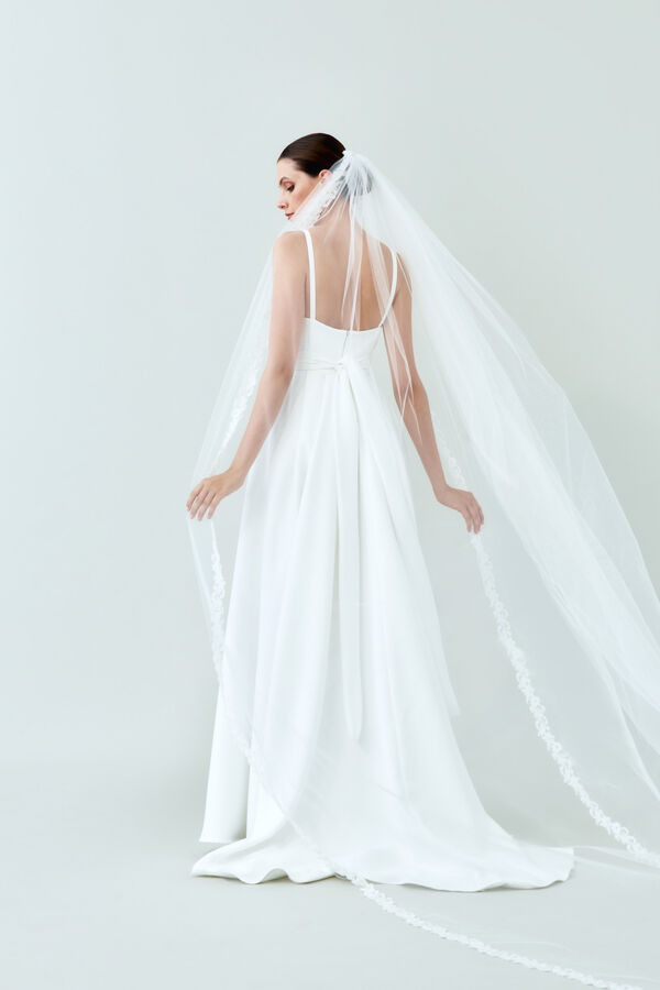 Tulle Veil avorio