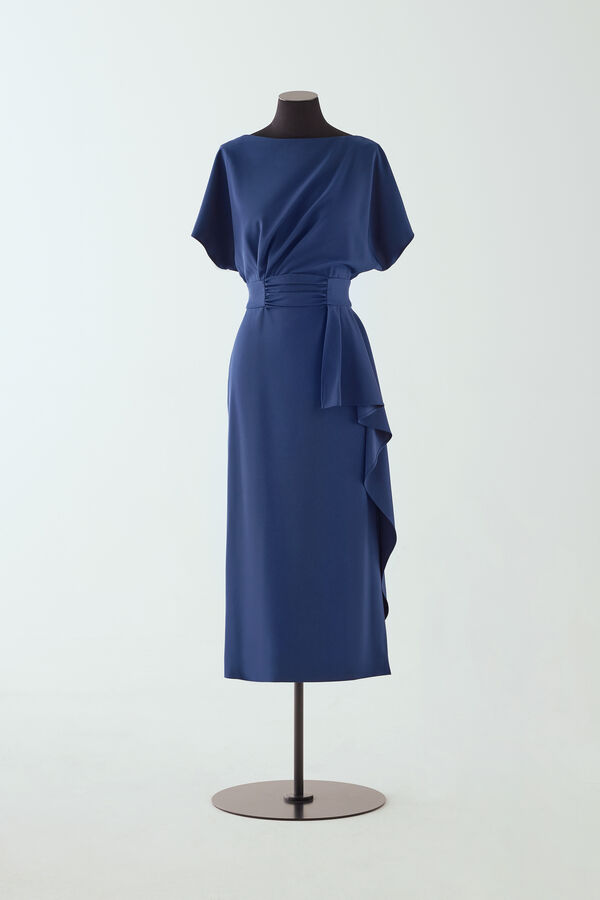 Midi dress Talco ocean blue