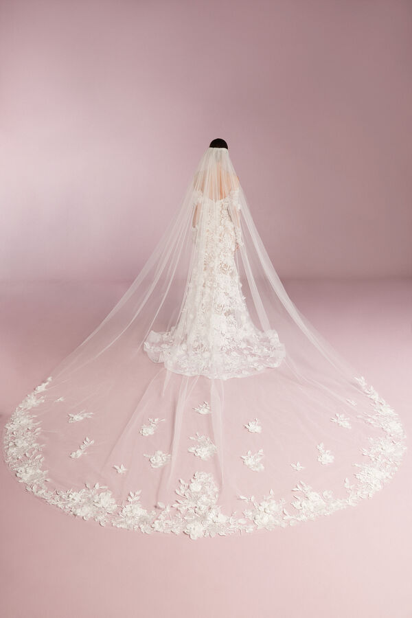 Tulle Veil avorio