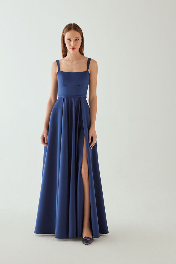 Firenze Long Dress ocean blue