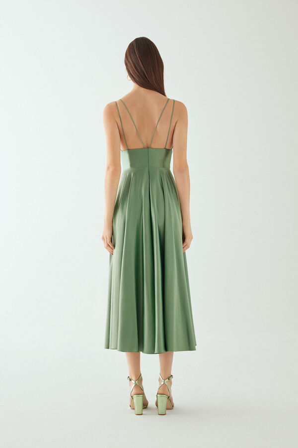 Midi Dress Ametista sage green