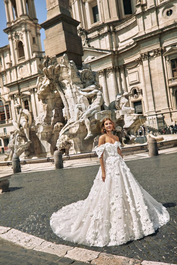 Robe de Mariée Giada avorio chiaro