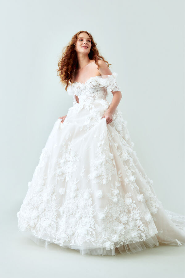 Robe de Mariée Giada avorio chiaro