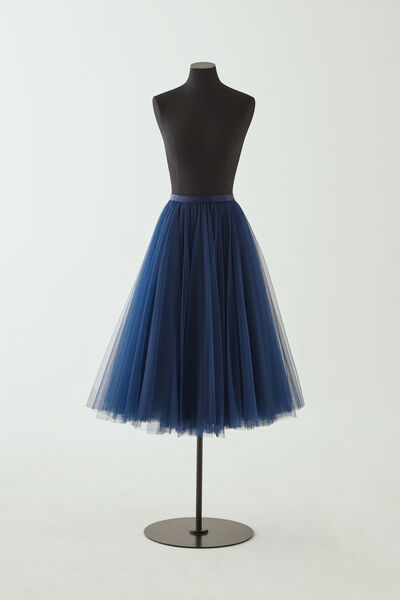 Jupe midi en tulle