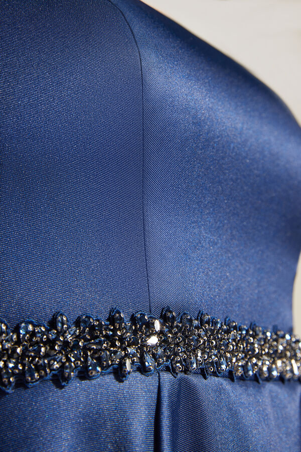 Cintura con strass ocean blue