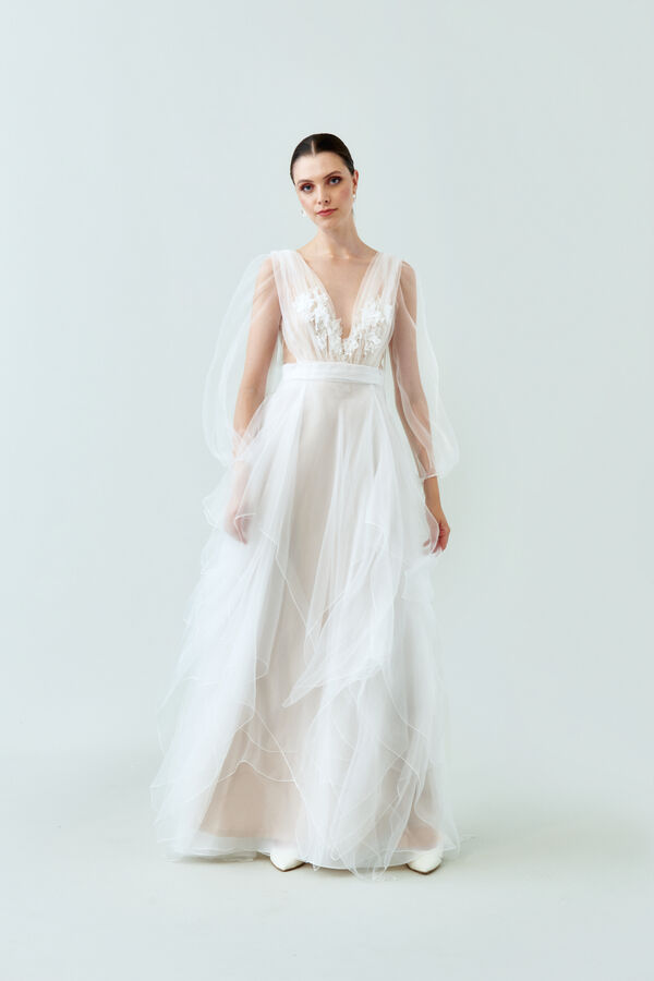 Margherita bridal gown avorio chiaro