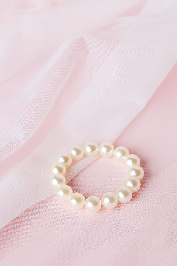 Pearls elastic avorio