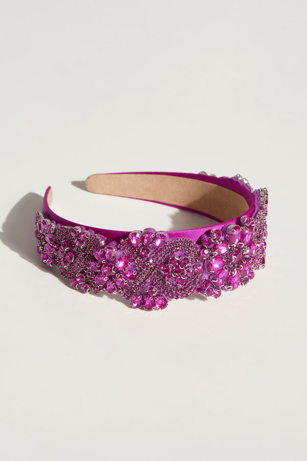 Satin jewel Headband 