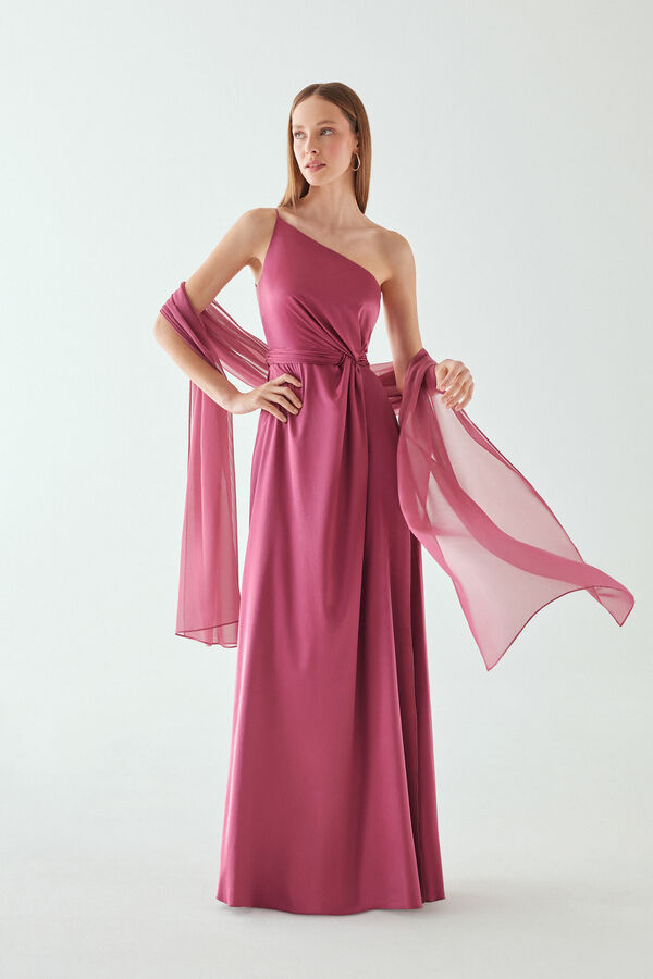 Vestido de ombro descoberto Aruba land rose